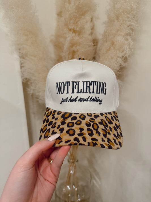 Leopard Not Flirting Just Hot and Talking