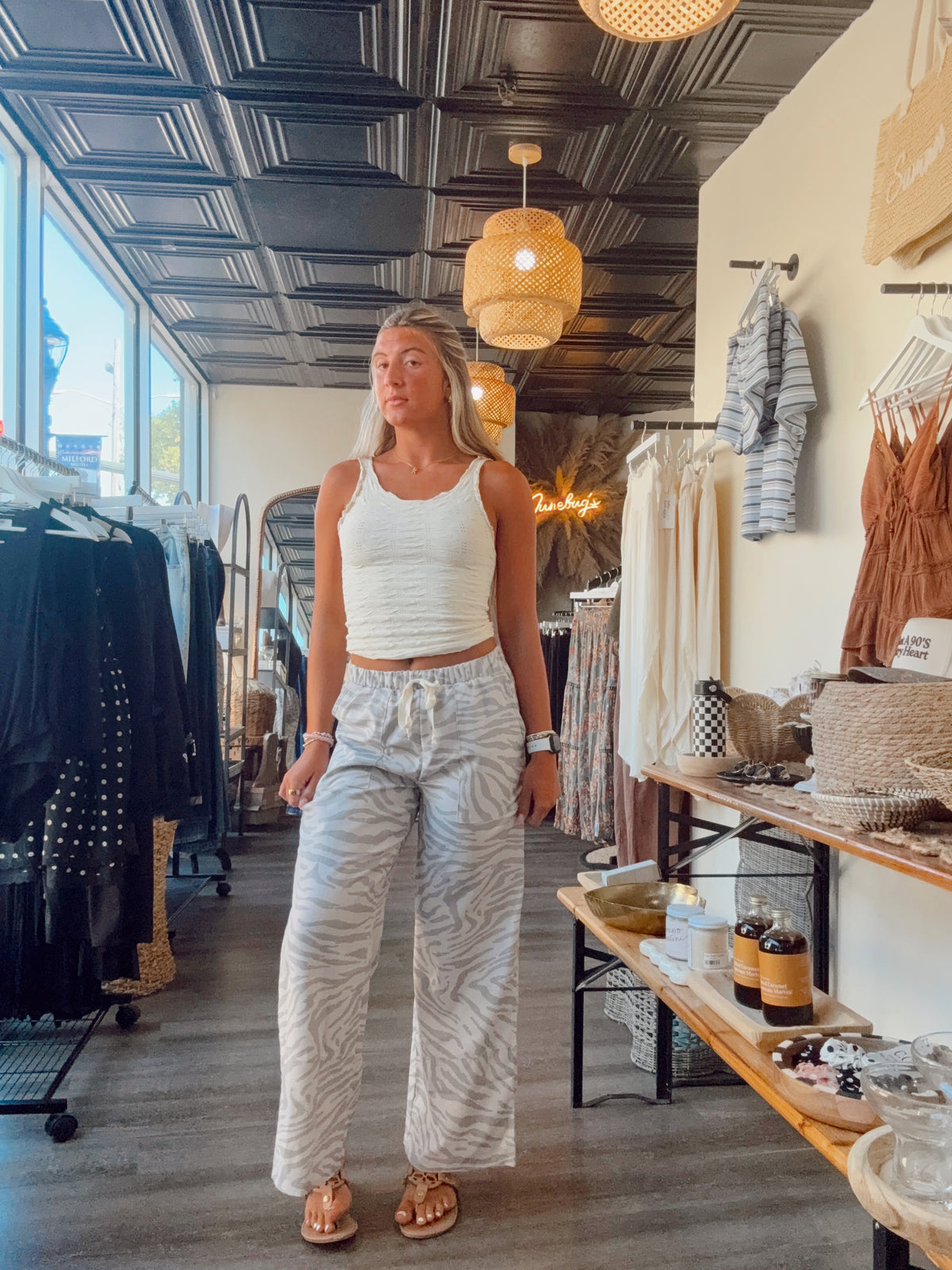 Zara Zebra Pants