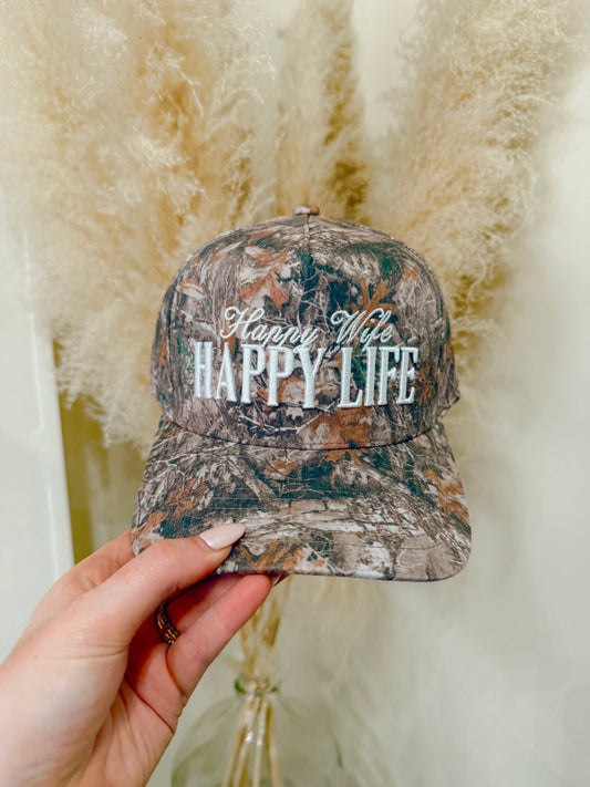 Happy Wife Happy Life Hat