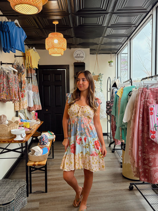 Flora Flutter Dress