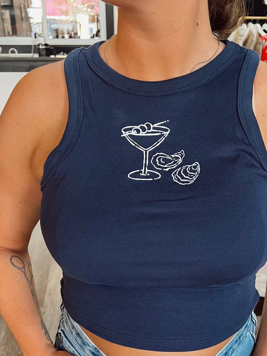 Oysters & Martinis Baby Tank