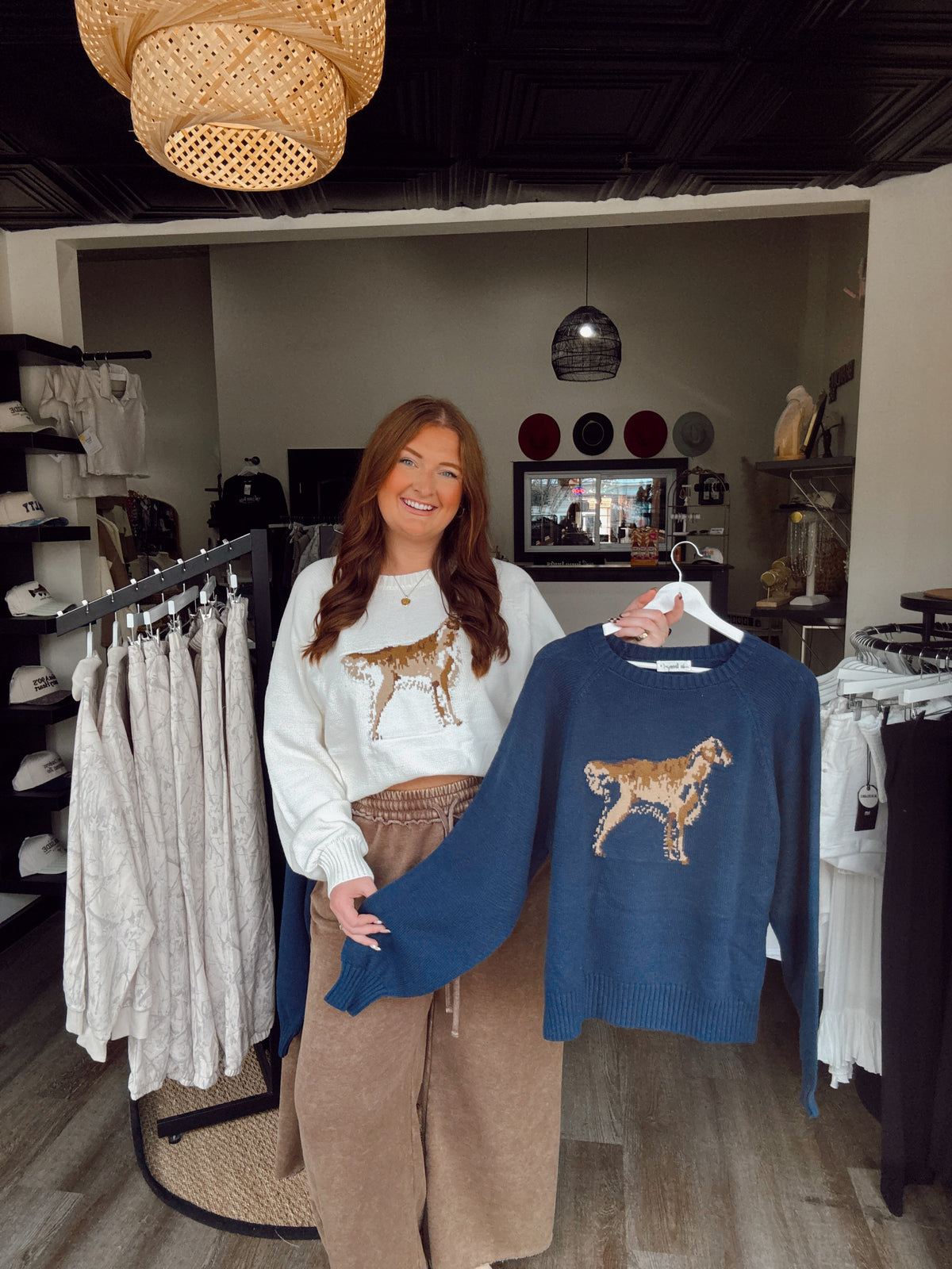 Cream Retriever Sweater