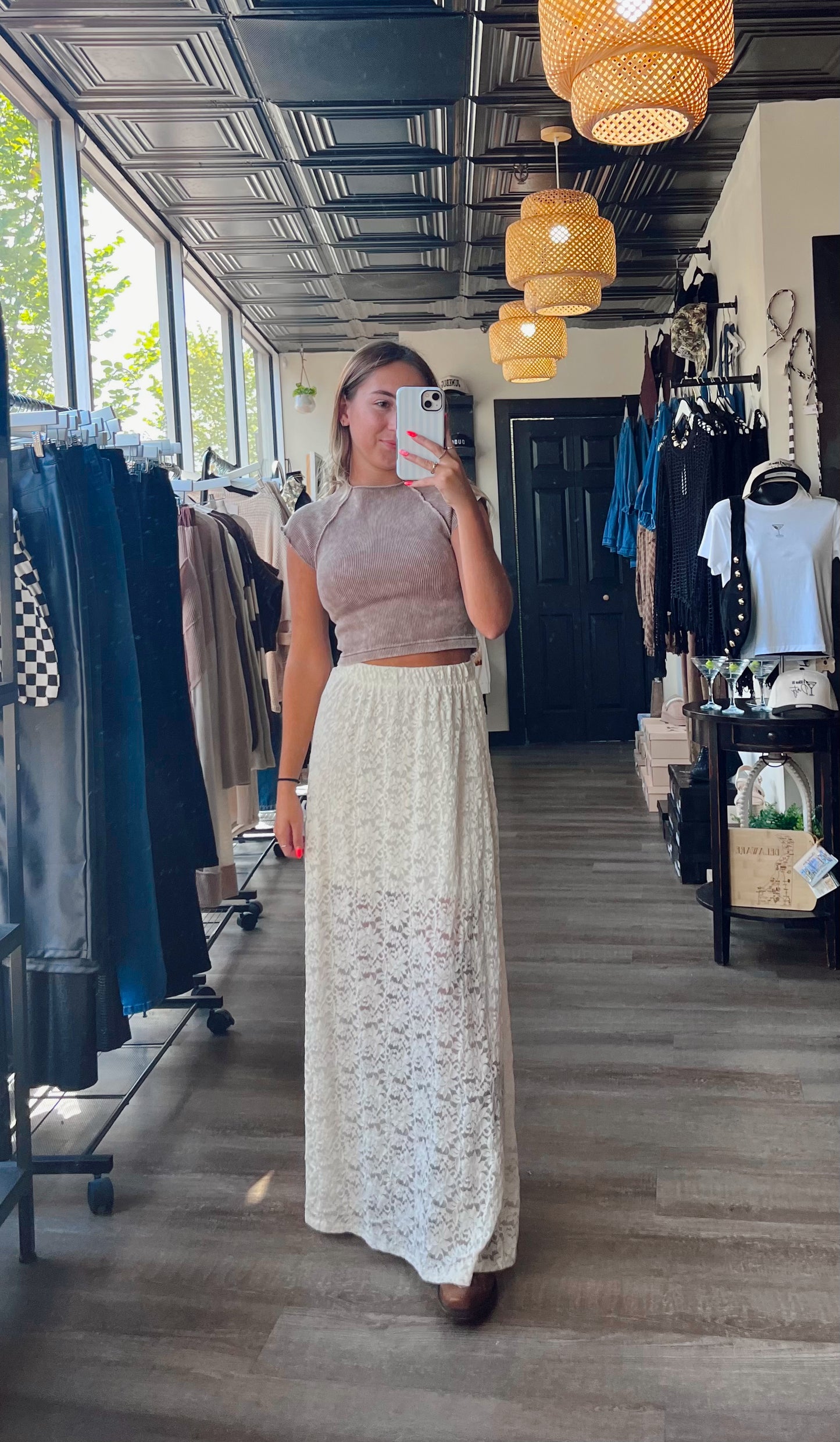 Rachel Brown Ribbed Tee