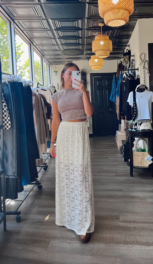 Rachel Brown Ribbed Tee