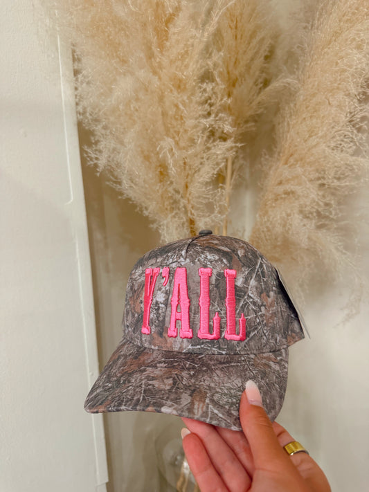 Y'all Camo Hat