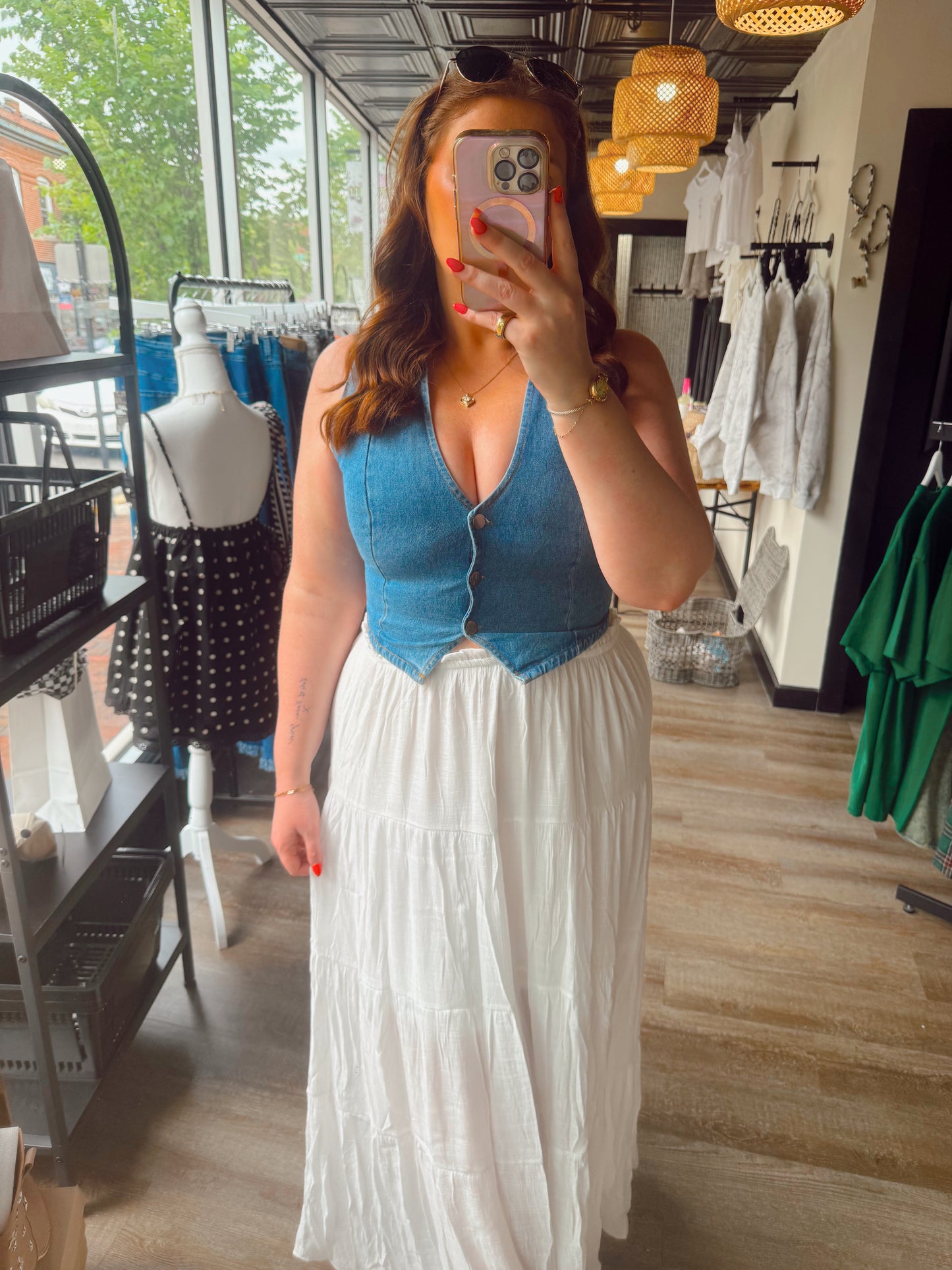 Dela Denim Vest