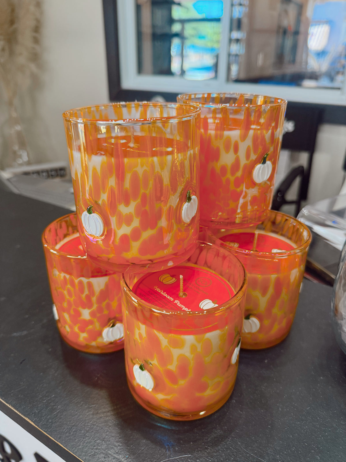 Pumpkin Icon Candle