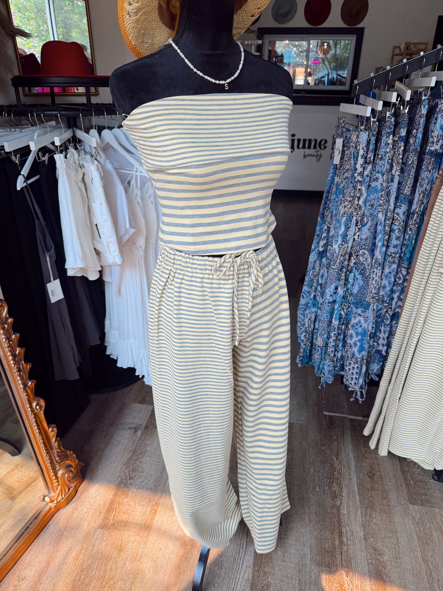 Sunshine Stripe Tube Top