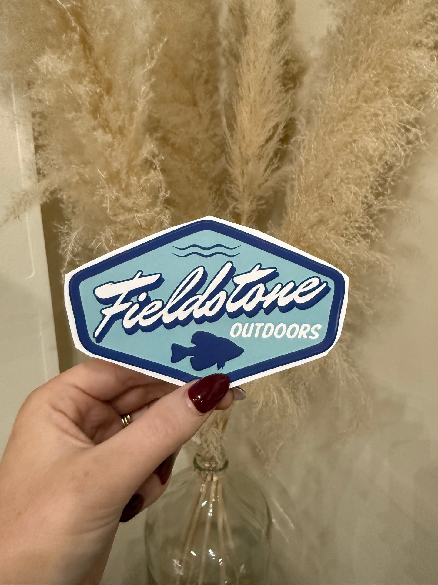 Fieldstone Blue Sticker
