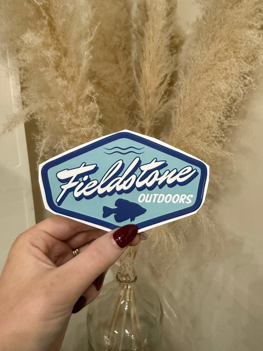 Fieldstone Blue Sticker