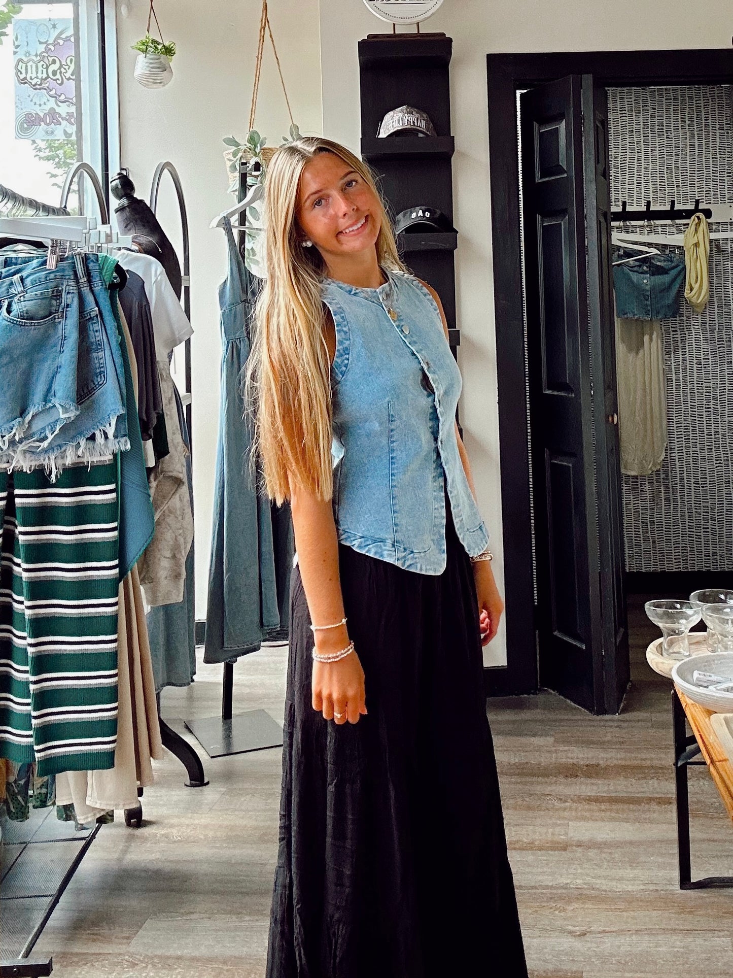 Bailey Black Maxi Skirt