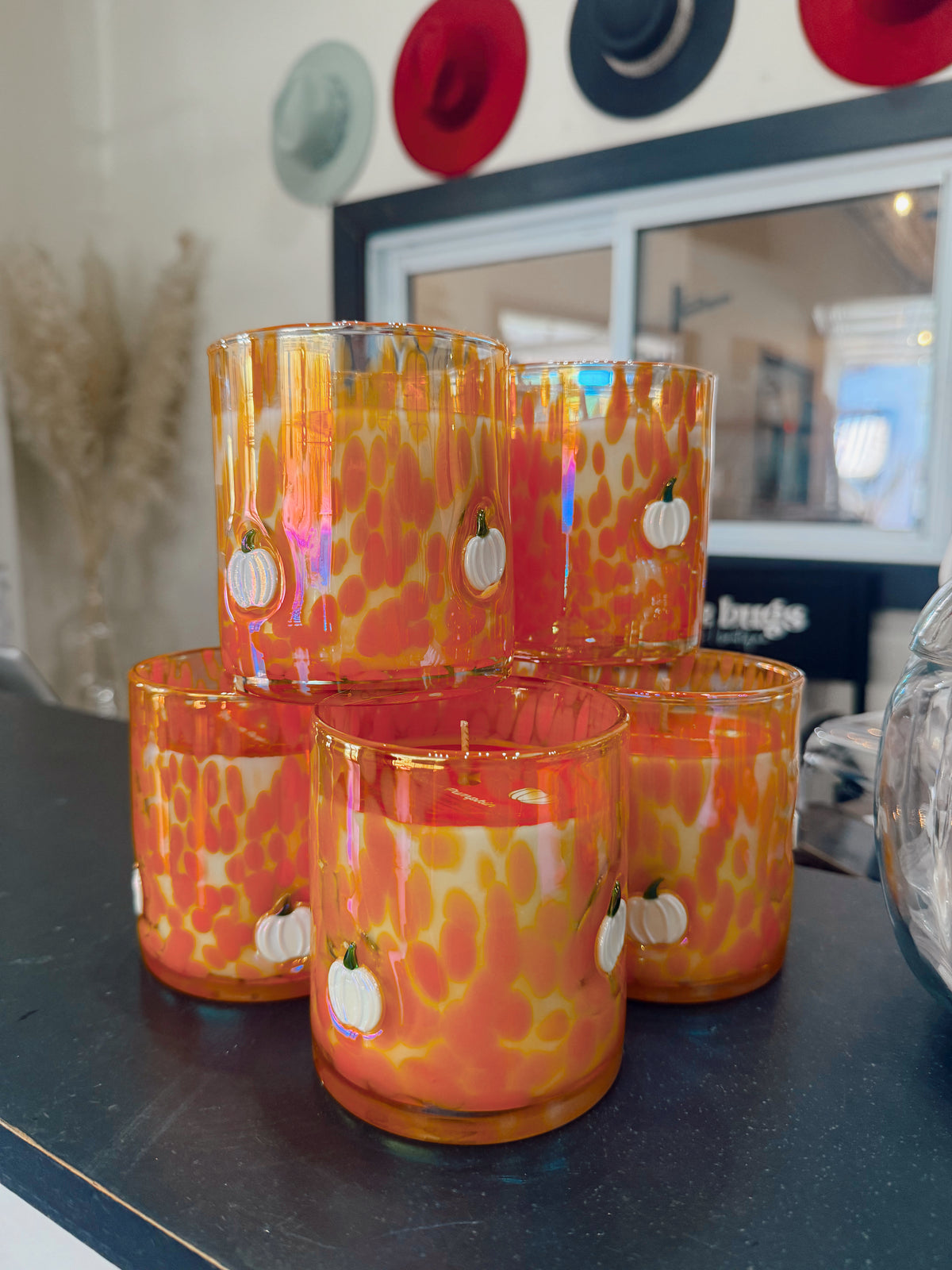Pumpkin Icon Candle