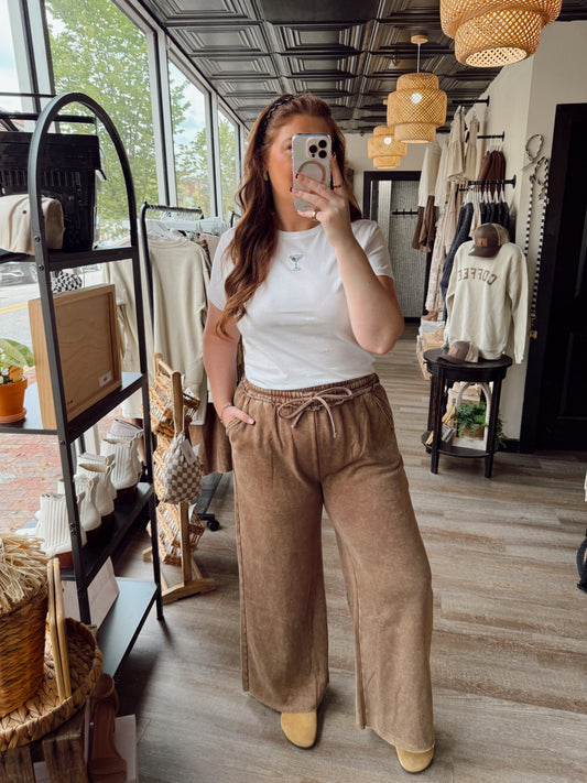 Amber Acid Wash Sweatpants