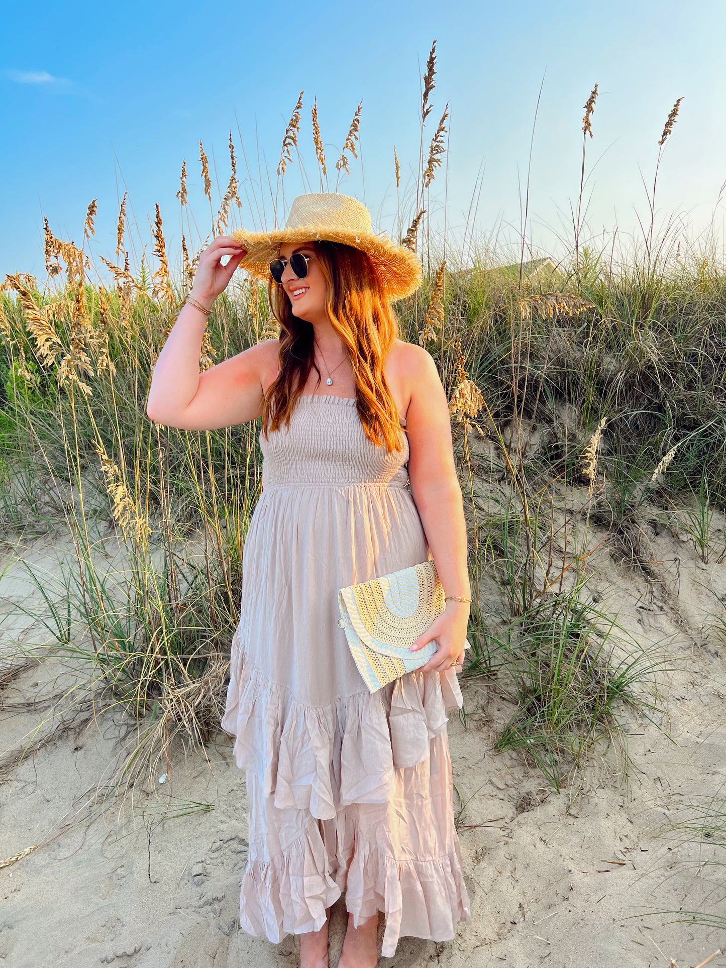 Beach Grass Maxi Dress