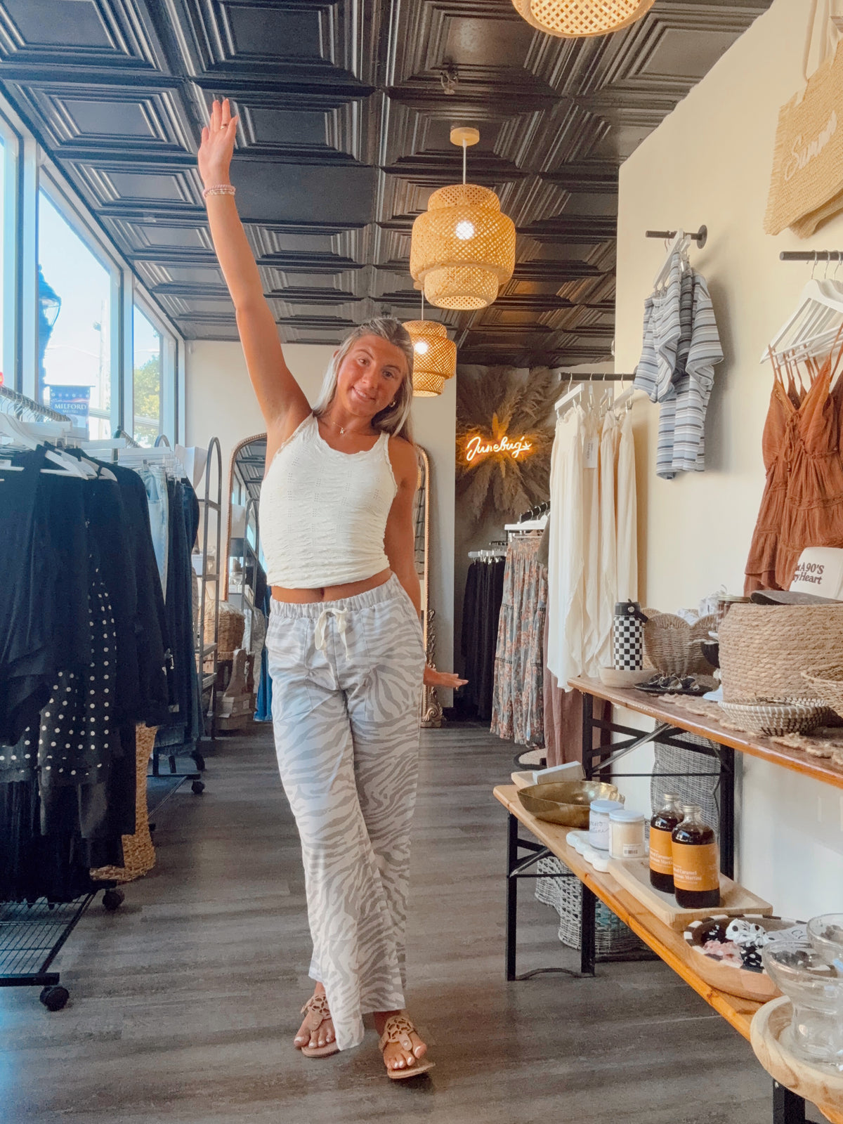 Zara Zebra Pants