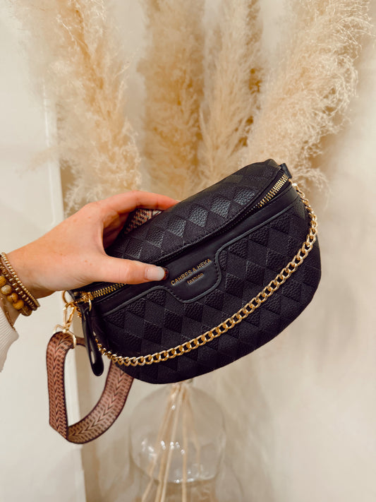 Black Everyday Checkered Bag