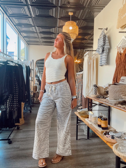 Zara Zebra Pants