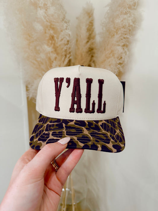 Y'all Leopard Hat