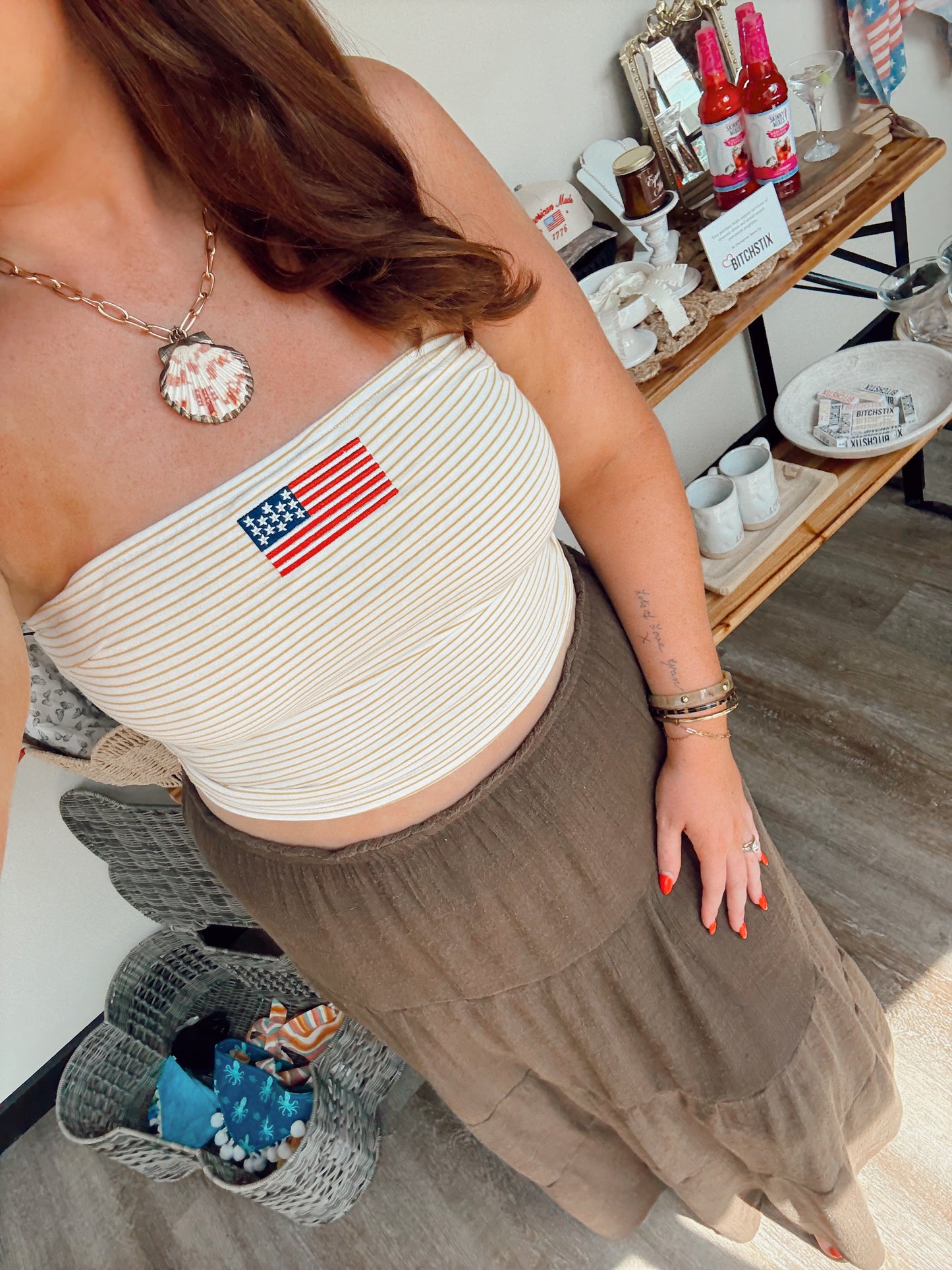 Stars & Stripes Tube Top