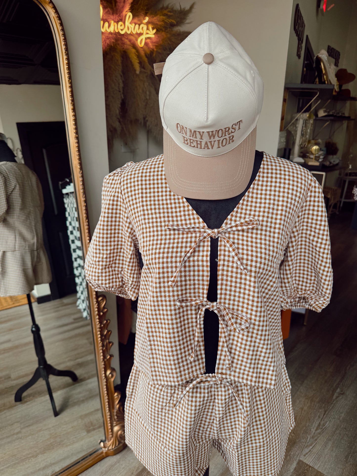 Georgia Gingham Top