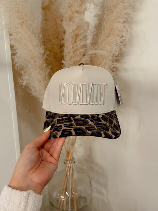 Mommin' Leopard Trucker Hat