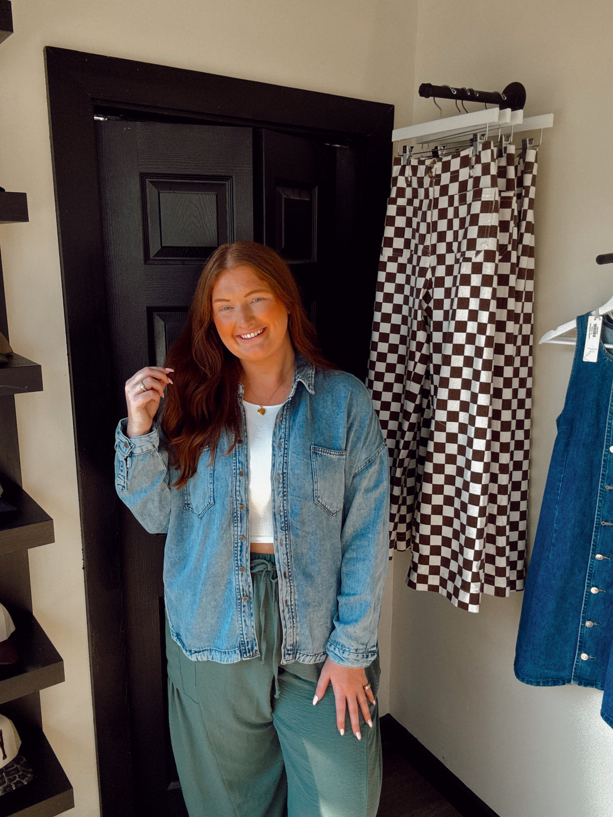 Seasons Change Denim Button Down