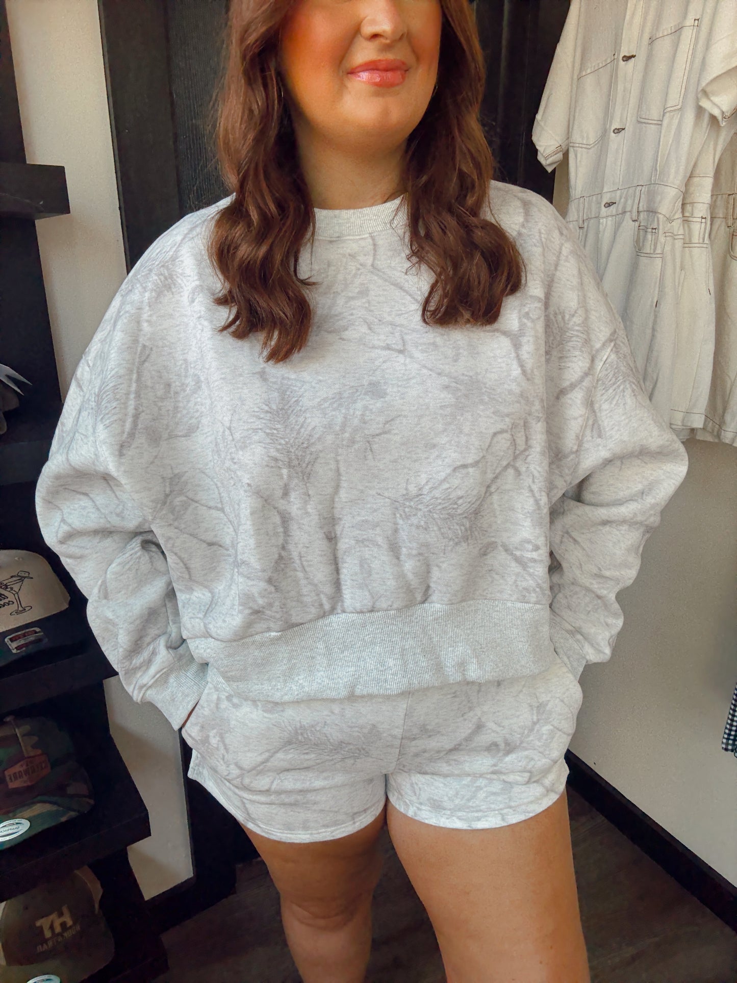 Chloe Camo Crewneck