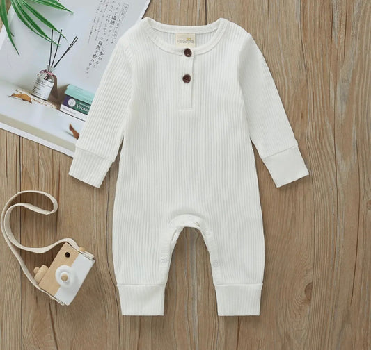 Cotton Ribbed Jumpsuit