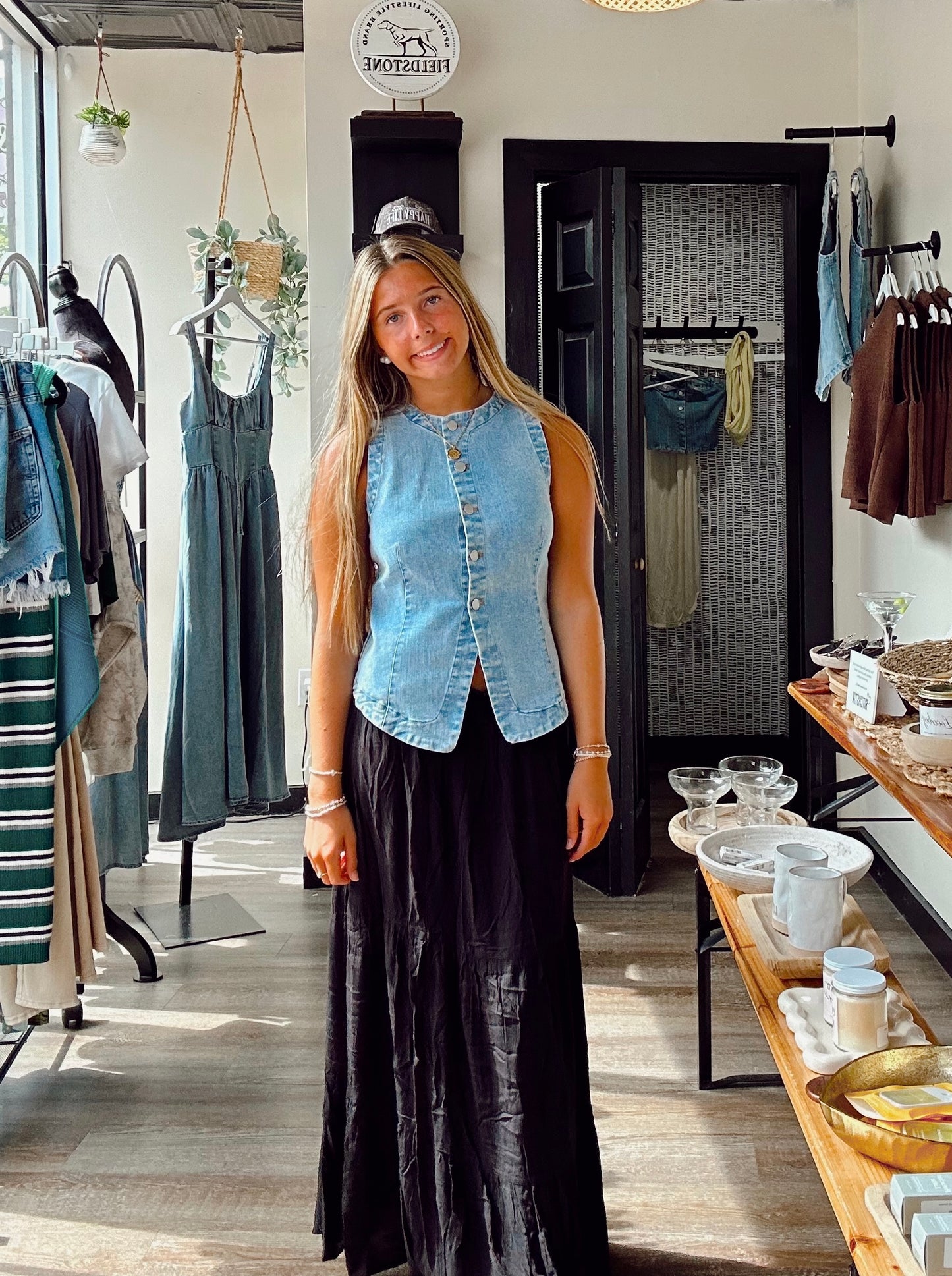 Bailey Black Maxi Skirt