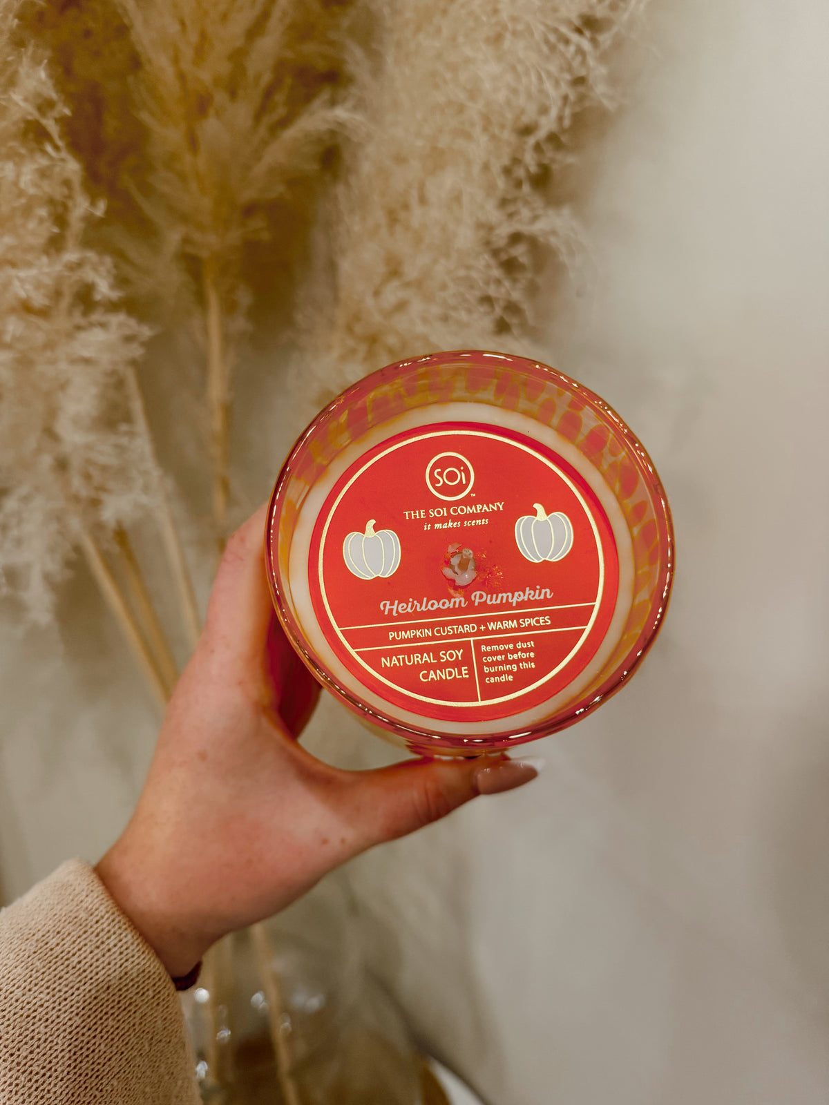 Pumpkin Icon Candle