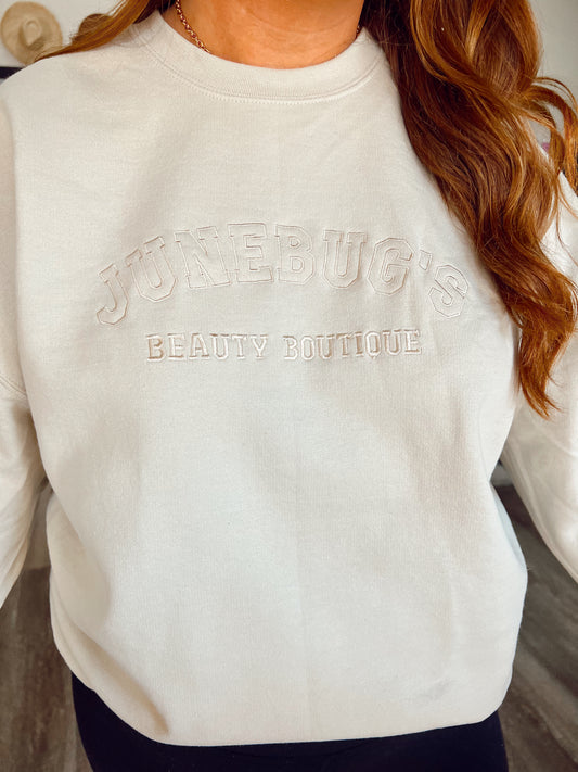 Sand Junebugs Embroidered Sweatshirt