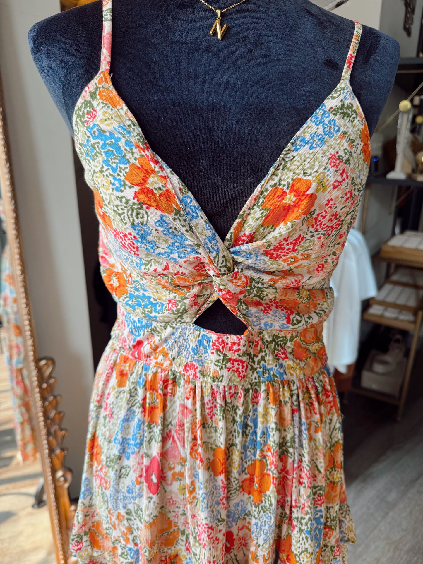 Flower Garden Maxi Dress