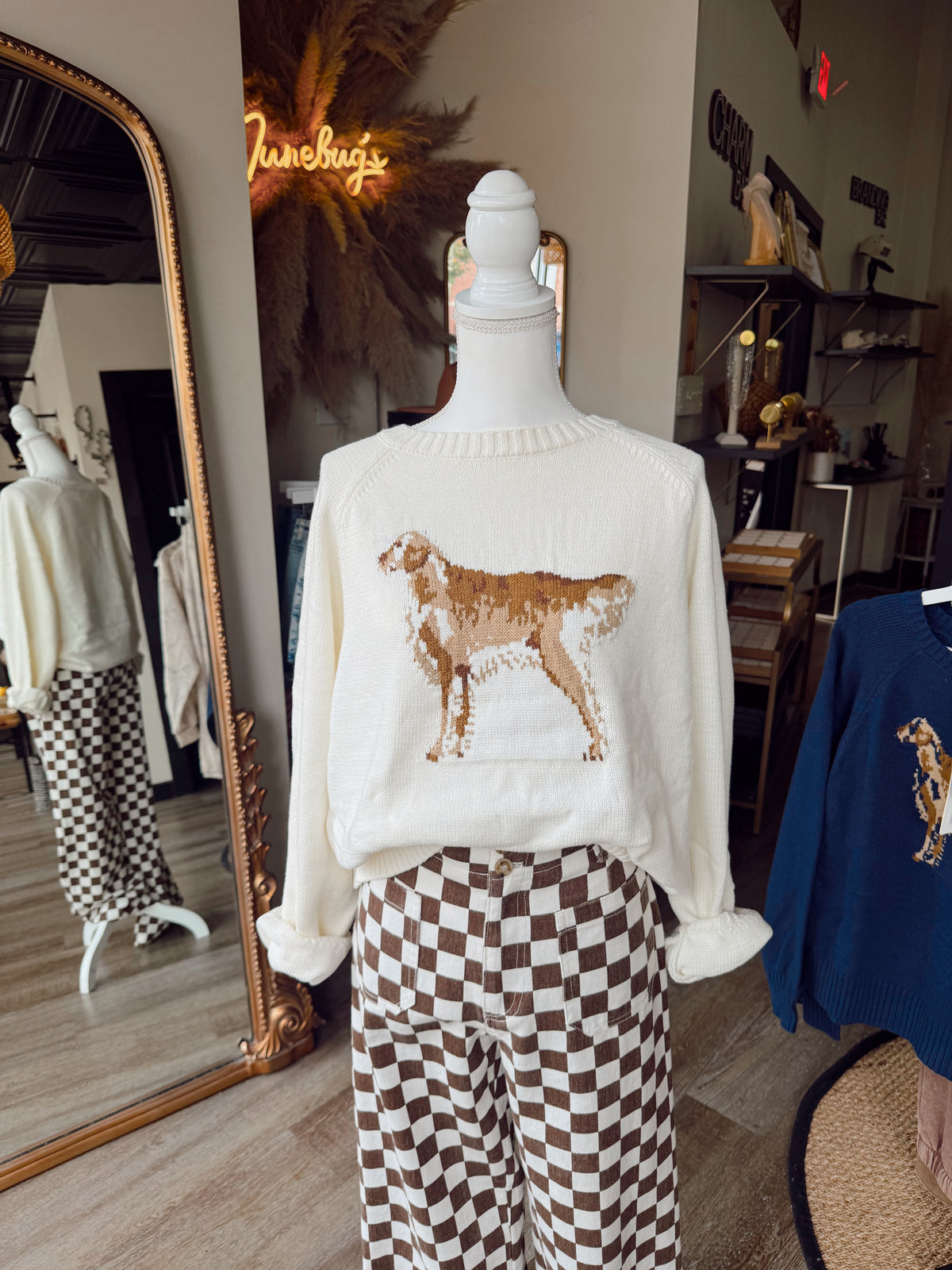 Cream Retriever Sweater