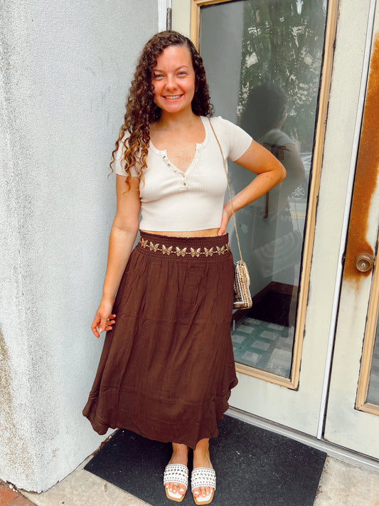 Brownie Maxi Skirt