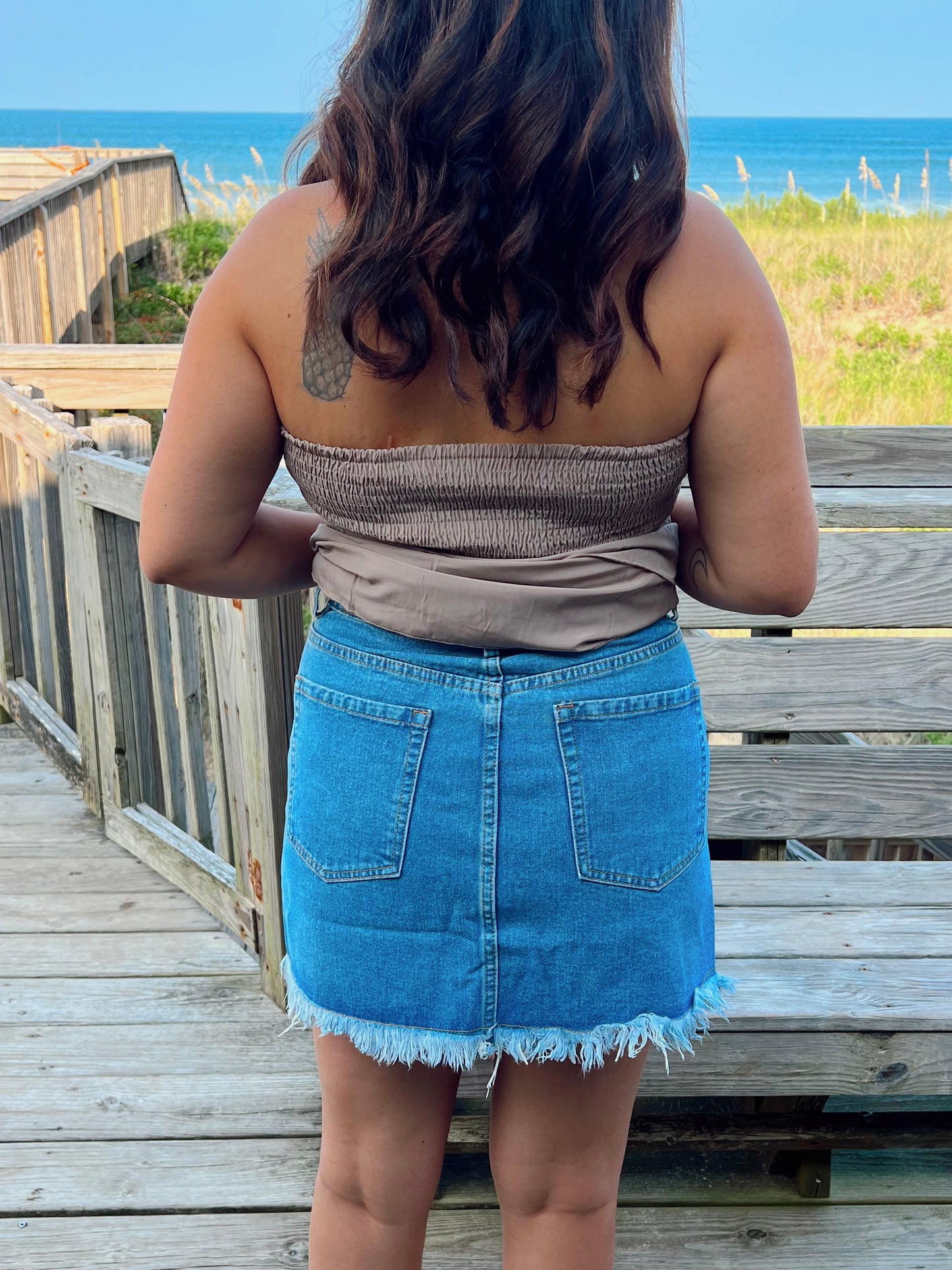 High Tide Denim Skirt