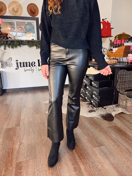 Noel Faux Leather Pants