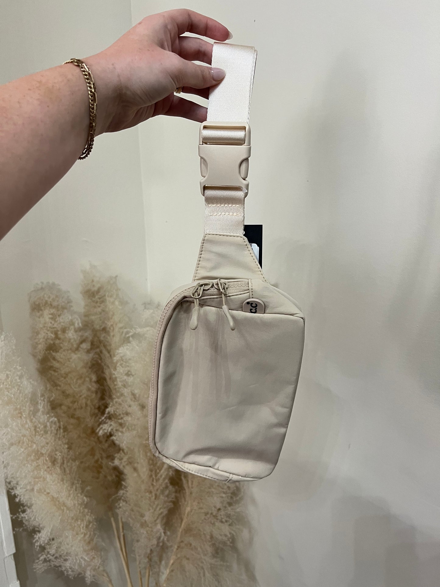 Beige Everyday Belt Bag