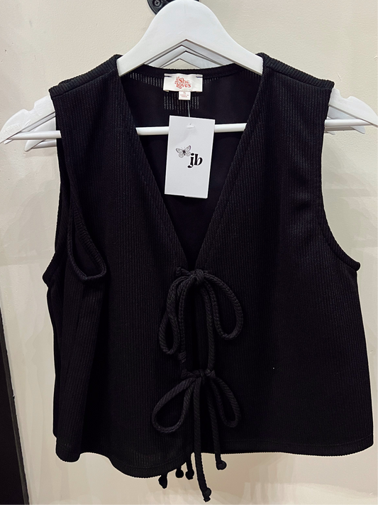 Black Tie Vest