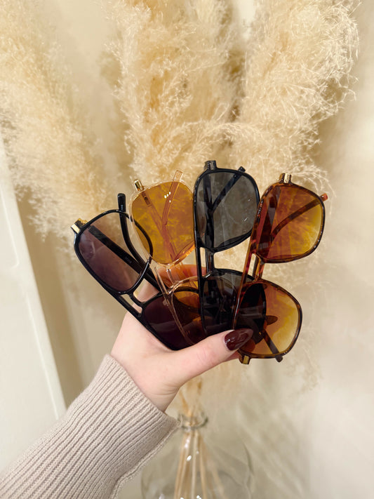 Straight Aviator Sunglasses