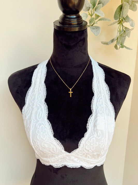 White Lace Bralette