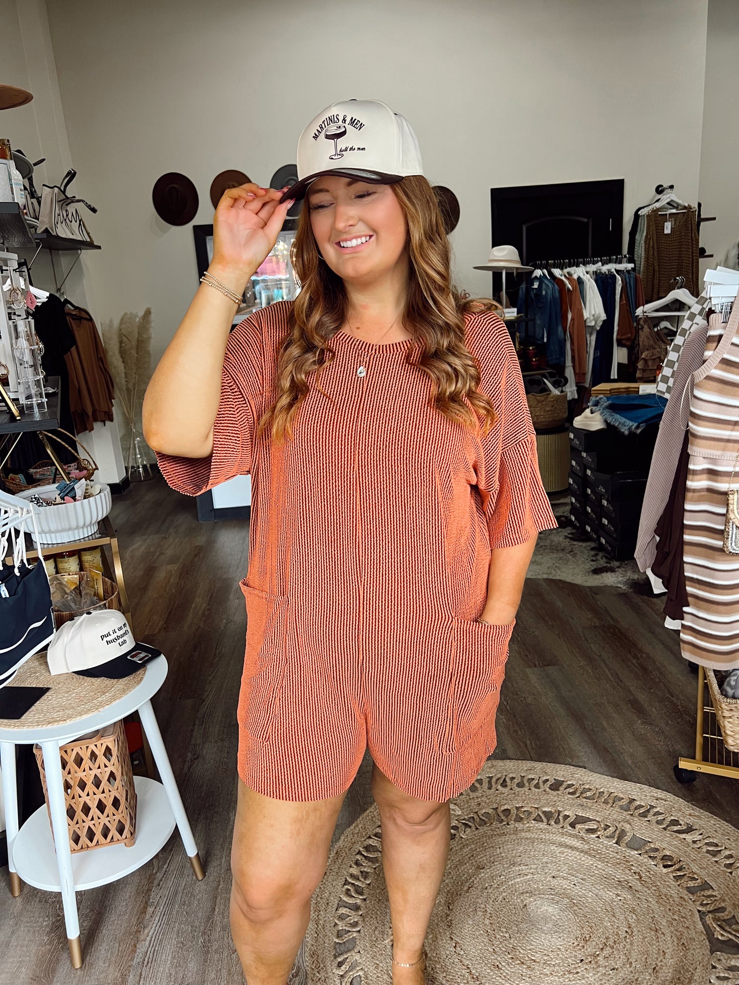 Rust Rylee Reversible Romper