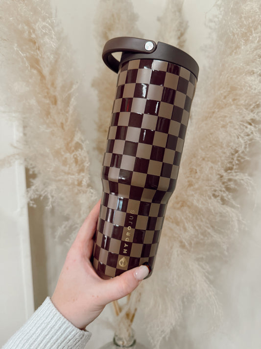 Autumn Checkers 32 oz Hydrojug