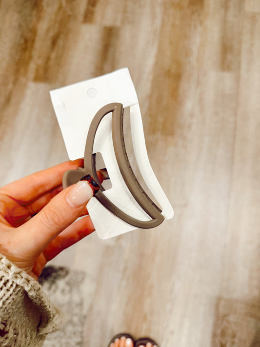 Half Moon Claw Clips