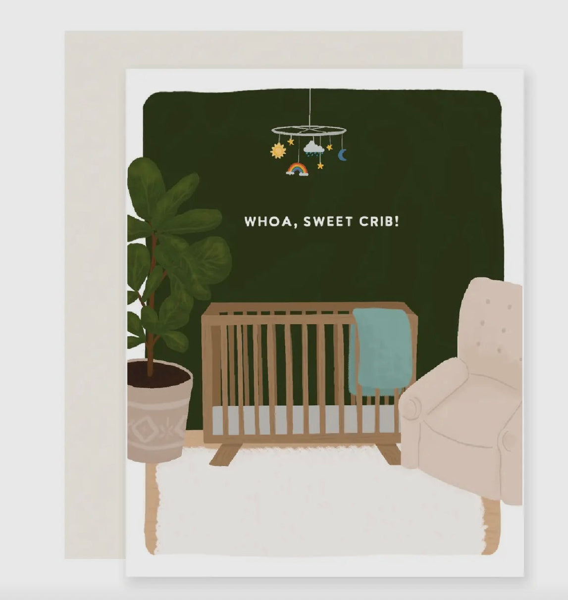 Whoa Sweet Crib Card