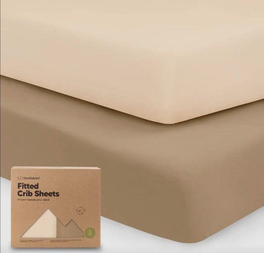 Pecan Bamboo Crib Sheets