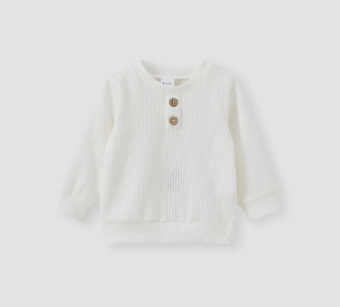 White Cotton Long Sleeve