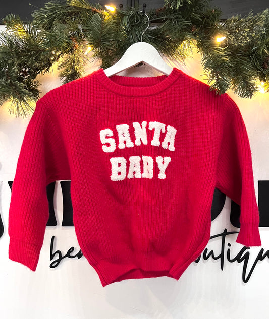 Santa Baby Sweater 4-5yr