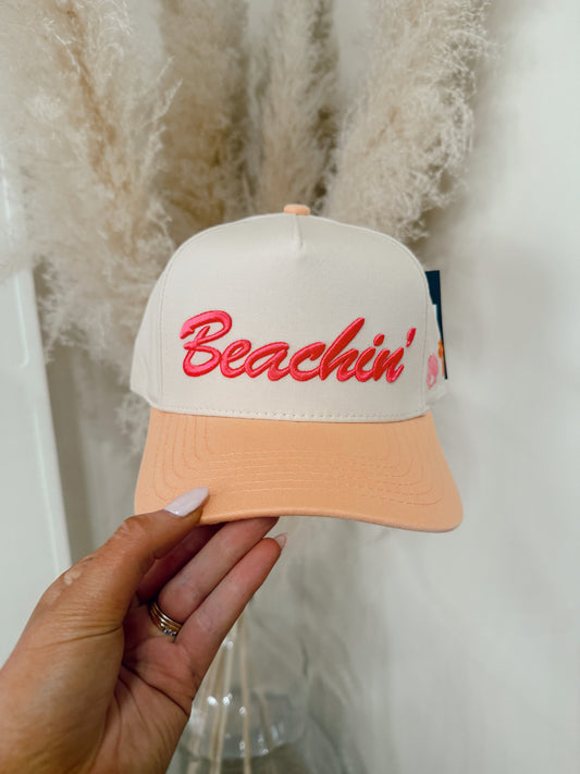 Peach Beachin Hat
