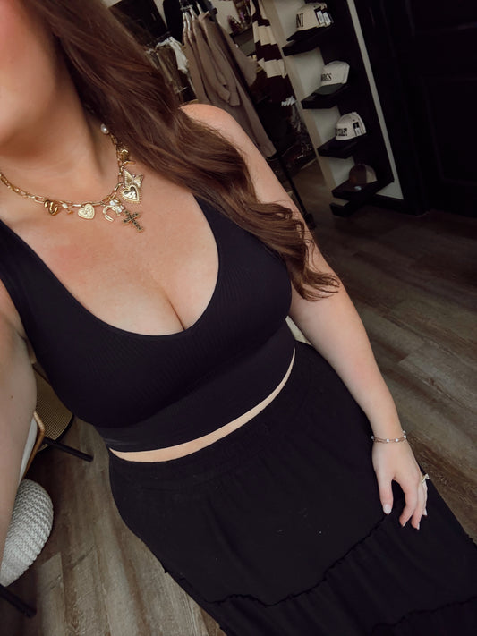 Blackout Crop Top