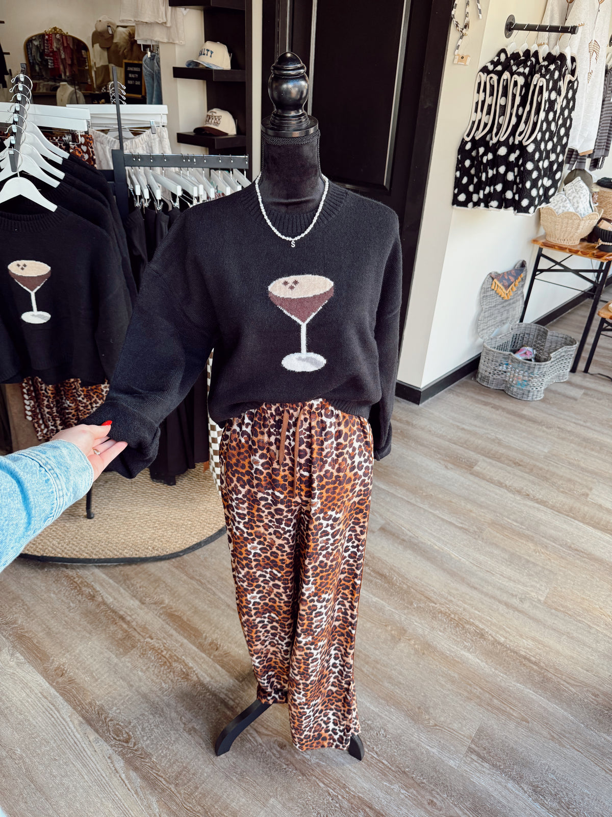 Ellie Espresso Martini Sweater